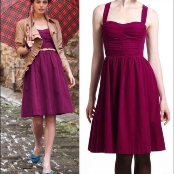 Anthropologie Dresses & Skirts - Anthropologie retro vintage pink corduroy dress